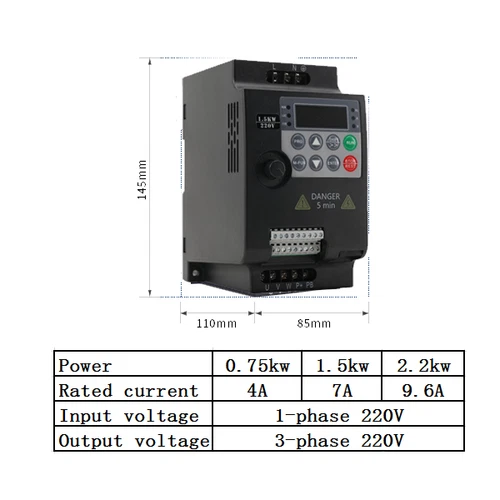 220V 380V 1.5KW 2.2KW 5.5KW VFD Inverter Variable Frequency Drive VSD Converter - Picture 25 of 29