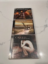 Creed 3 CD lot, all three albums acceptable condition.