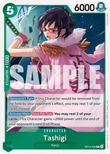 Tashigi OP14-029 Rare The Azure Sea's Seven One Piece Foil Near Mint