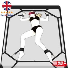 3-Minute Easy-Install Bed Bondage Set Adjustable Under Mattress Straps with Arm