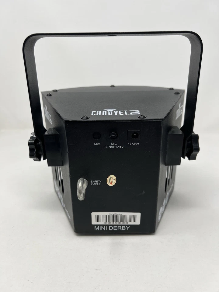 CHAUVET DJ Mini Derby ILS Compact RGBW LED Effect Light **NO POWER ADAPTER** - Image 3 of 4