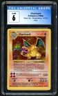 Pokémon 1999 Charizard Shadowless Holo Base Set #4 CGC 6