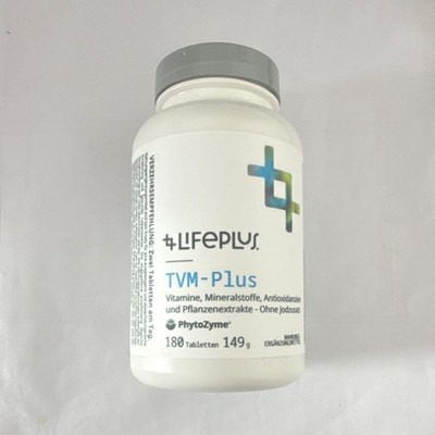 Lifeplus Multivitamin 180 Tabletten ohne Jodzusatz, Vitamin A-D-E-C, Selen, 149g