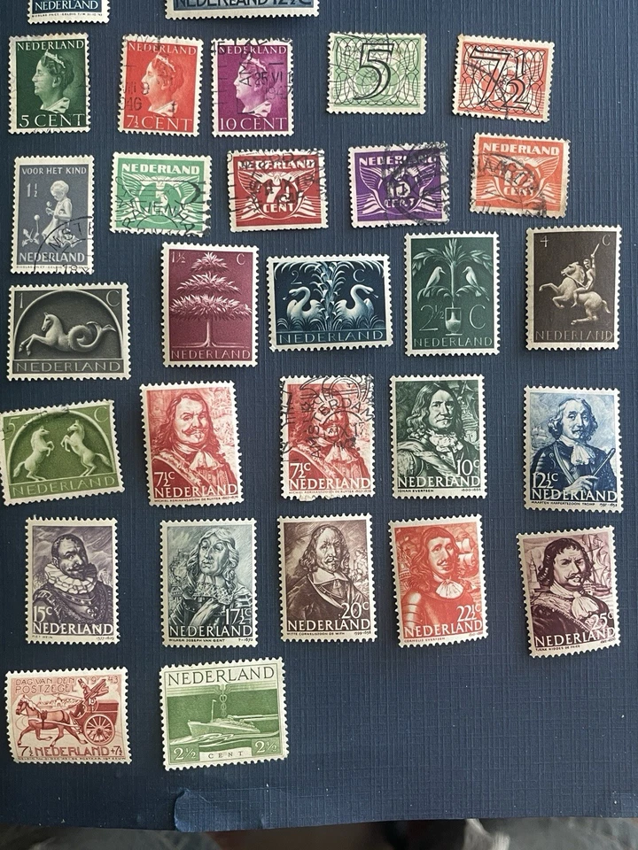 Netherlands 1931-1944 Mix 37 Stamps ( 17 MLH,CTO-3,used-17), F/VF, See Photos - Image 3 of 4