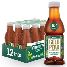 Iced Tea, Sweet Tea, 16.9 fl oz Bottles, 12 Pack