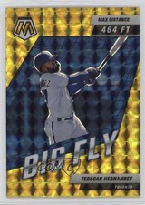 2022 Panini Mosaic Big Fly Reactive Yellow Prizm 76/99 Teoscar Hernandez 0rd2