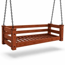 Amish Made Mission Hanging Daybed, Yellow Pine Wood, Made in USA