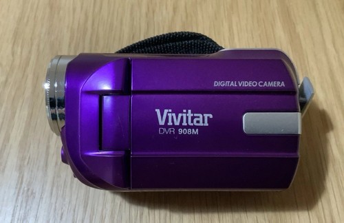 Vivitar DVR-908M HD Compact Digital Video Recorder Purple