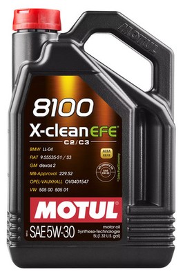 Motul Motorenöl 8100 X-clean EFE SAE 5W-30 5 Liter 109456 Motoröl
