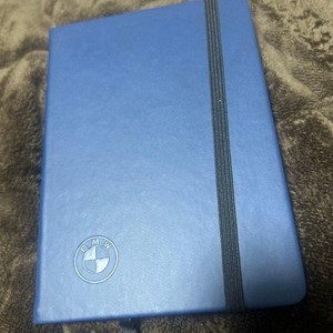 Bmw Blue Horizontal Lined Notebook With Rubber Band Novelty Limited Item