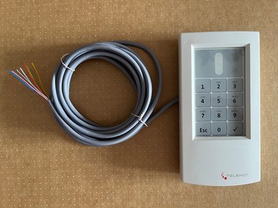 TELENOT CRYPLOCK HF-LESER TASTATUR 100077310 R/K-MD ALARMANLAGE BEDIENTEIL EMA