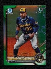 2022 Bowman Chrome Prospects Green Refractor 6/99 Branlyn Jaraba #BCP-15 0of7