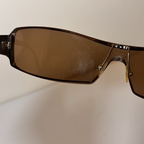 Vintage Giorgio Armani Brown Wrap Sunglasses GA 64/S Unisex BG6 - Picture 5 of 7