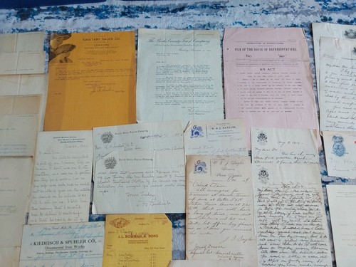 1900s Letterhead Billhead Lot Distillery Hotel Medicine Legal etc Reading PA - Picture 6 of 13