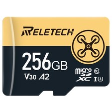 256GB TF Card Memory Card with Adapter, 4K , A2 V30 for Smartphone, Gopro, Ac...