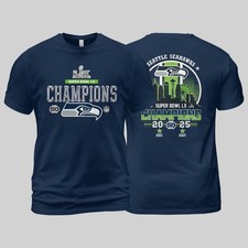 🔥HOT! Seattle Seahawks 2026 Super Bowl LX Champions 2Sided TShirt - S to 5XL