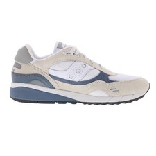 Saucony Shadow 6000 S70674-6 Mens White Suede Lifestyle Sneakers Shoes