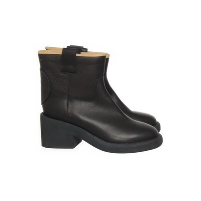 MM6 by Maison Margiela, Stiefeletten, Größe: 36, Schwarz/Mehrfarbig, Leder #3UU