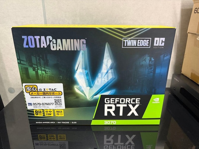 ZOTAC GeForce RTX 3070 Twin Edge OC 8GB GDDR6 GPU w/Box Excellent Japan PCIe 4.0