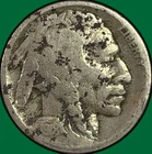 1918-S Buffalo Nickel Good G Coin, Corrosion #46142