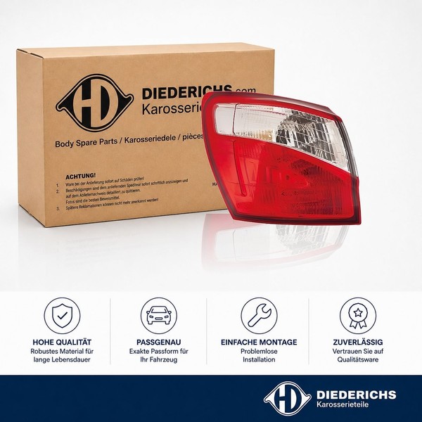 Heckleuchte Links Diederichs 6045991 Passend FÜR Nissan RÜCkleuchte Hecklicht-image
