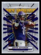 Justin Jefferson Minnesota Vikings 2023 Clearly Donruss #5 My House