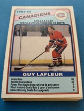 MONTREAL CANADIENS: 1984/85 O-Pee-Chee OPC Team Set Lafleur Robinson Shutt Nice!