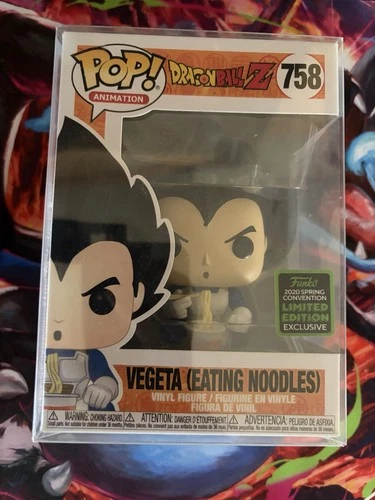 Funko Pop! Vinyl: Dragon Ball - Vegeta (Eating Noodles) - Amazon Emerald City...