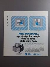 1970 Bell  Howell Slide Cube System Model 982 Projector Ad - New Thinking
