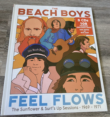 THE BEACH BOYS FEEL FLOWS THE SUNFLOWER & SURF'S UP SESSIONS 5 CD BOX OVP