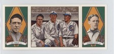 1993 Upper Deck BAT Triple-Folders Johnny Evers Joe Tinker Frank Chance HOF 1q09