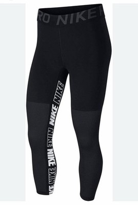 Nike Pro Hose Leggins Schwarz Damen Gr M Neuwertig