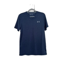 NWOT Navy Under Armour Heatgear Performance Athletic T-shirt (Men's Small)