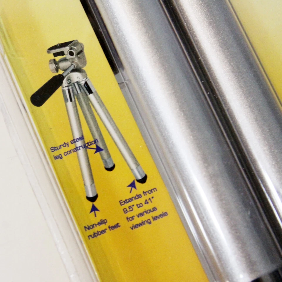 Photo/Video Tripod 7 Position Travel Size 2 Way Pan Head Extends to 41" New - Image 3 of 4