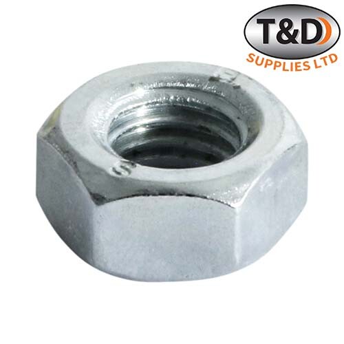 Hex Full Nuts - Zinc M6 Box of 500 - Picture 1 of 1