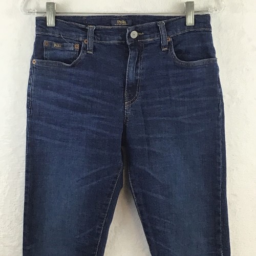 Polo Ralph Lauren Sullivan Slim Midrise Dark Stretch Denim Jeans / Boys Size 18 - Picture 3 of 11