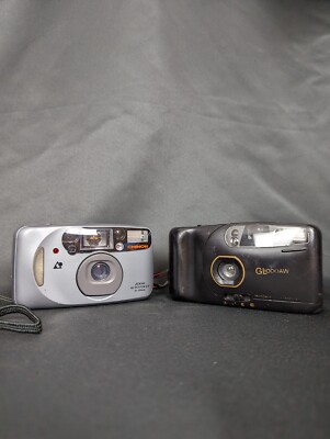 Chinon AP 100 ZM Film Vintage Kompakt Point & Shoot Kamera & GL1000AW Kamera