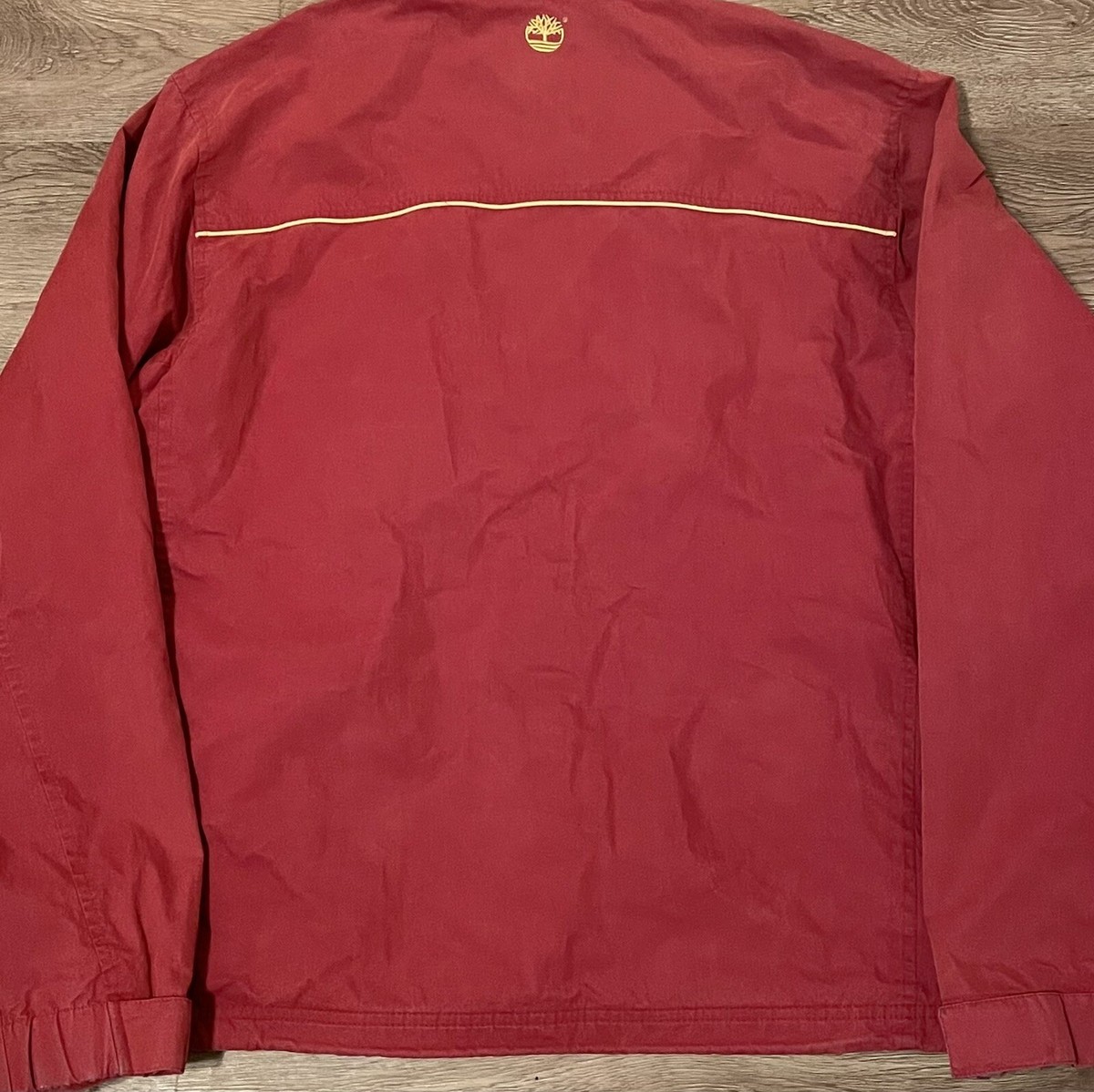 Timberland Weathergear Red Jacket Size Large | eBay