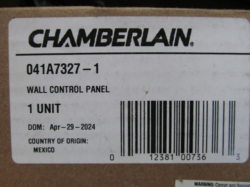 NEW Chamberlain 41A7327-1 Motion Detecting Wall Control Console Security 2.0 - Picture 4 of 4