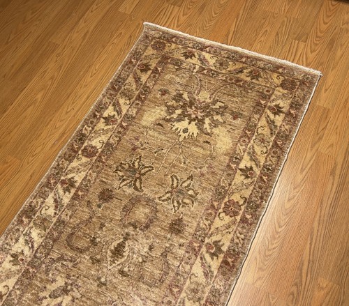 2,7 x 11,4 FUSS HANDGEFERTIGTER ZIEGLER HALL LÄUFER - vegetarbt handgesponnen feine weiche Wolle - Bild 2 von 15