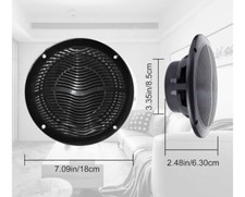 Herdio 6.5 Inch Marine Bluetooth Speakers 2 Way 120W Peak Boat Speakers for Car/