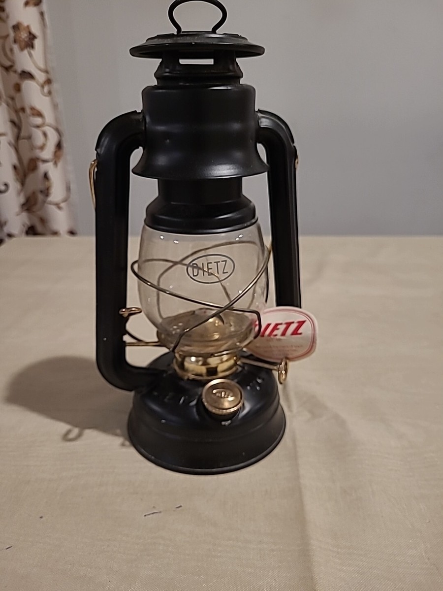 Dietz #76 Original Black/Gold Hurricane Storm Camping Lantern | eBay