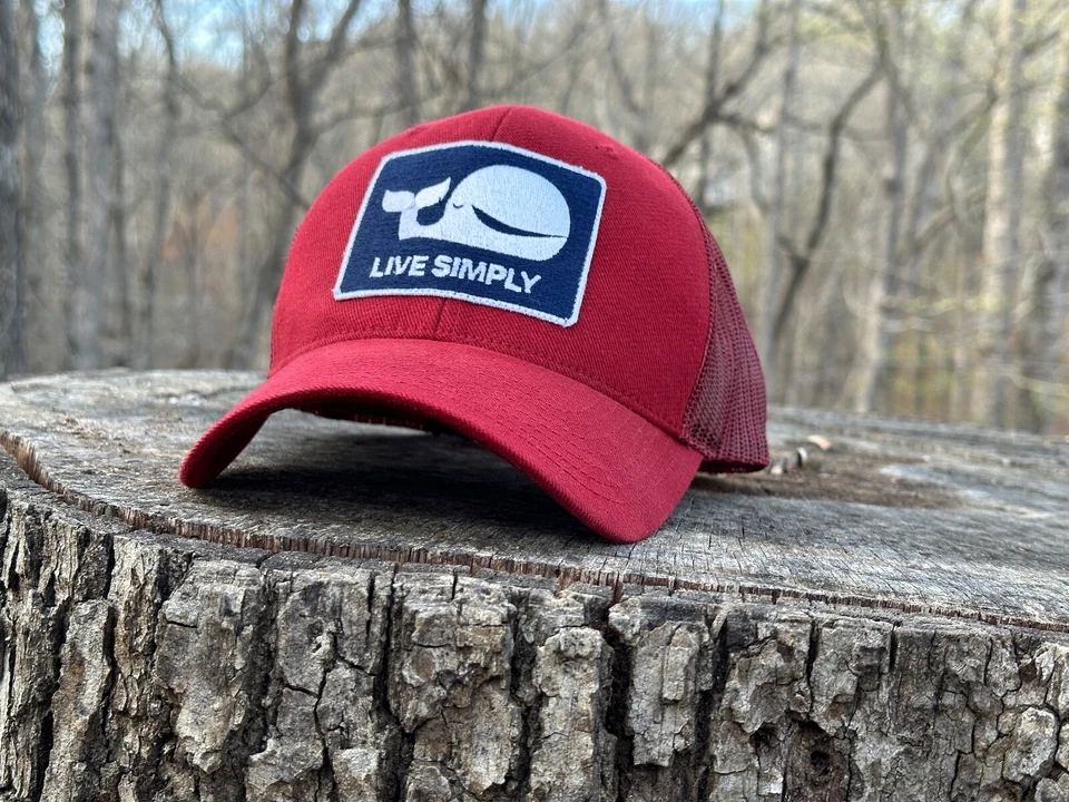 Sombrero de Camionero PATAGONIA "Live Simply" "Ballena" 🐳 Raro - Primavera 2009 Foto 4 de 4