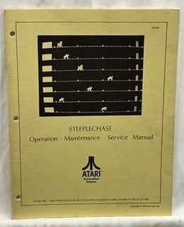 ORIGINAL-ATARI-STEEPLECHASE-OPERATION, MAINTENANCE & SERVICE MANUAL