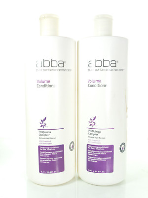 2 Abba Pure Volume Conditioner 33.8 oz  each