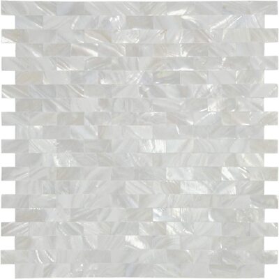 Art3d Mother of Pearl Shell Mosaic Tile for Kitchen Backsplash, 12''x12'' 10 Tiles