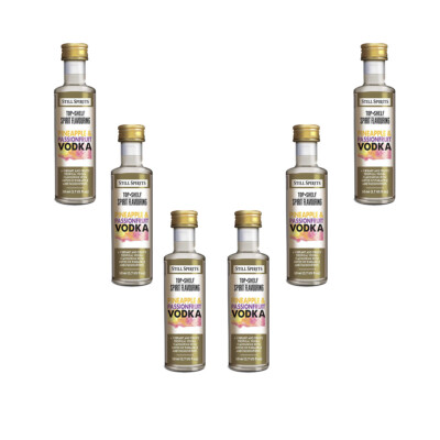 6X Still Spirits Top Shelf Pineapple & Passionfruit Vodka 50ml makes 2.25 Litre