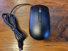 Genuine OEM DELL Mouse USB Wired 2 Button Scroll Optical Black TESTED