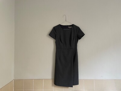 new fenn wright manson dark grey shift dress petite uk rrp fwm  bodycon UK