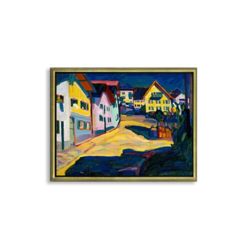 Stampa su Carta su tela o Quadro su tela o con Cornice Wassily Kandinsky Murnau - Picture 6 of 9